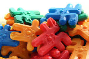 Caption: Exciting Learning Journey With Educational Toys Wallpaper