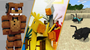 Caption: Exciting Minecraft Mods For Boundless Adventures Wallpaper