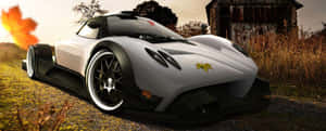 Caption: Exclusive Pagani Zonda R Sports Car Wallpaper