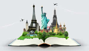 Caption: Experience The World In 3d Travel Wallpaper