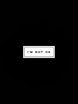 Caption: Expressing Emotions On A Black Backdrop Wallpaper