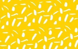 Caption: Expressive Yellow Pattern Wallpaper