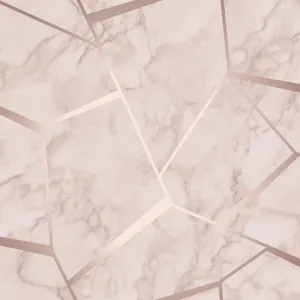 Caption: Exquisite Pink Marble With Geometric Lines Wallpaper