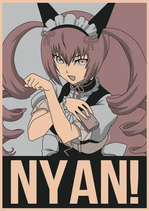 Caption: Faris Nyannyan, The Charming Character From Steins; Gate Anime Series Wallpaper