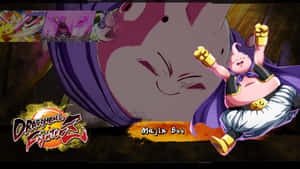 Caption: Fierce Buu Charging Up - Dragon Ball Z Wallpaper