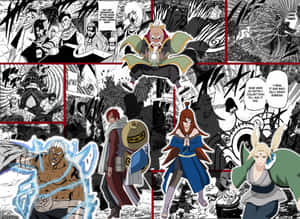 Caption: Five Kage Summit - Gathering Of Elite Ninja Leaders Wallpaper