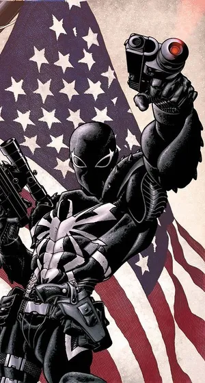 Caption: Flash Thompson In Full Character Wallpaper