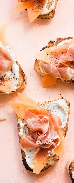 Caption: Fun With Minimalist Food Art Wallpaper