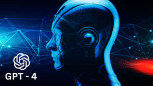 Caption: Futuristic Gpt-4 Artificial Intelligence Concept Wallpaper