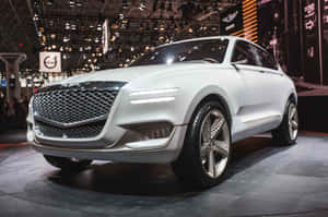 Caption: Genesis Gv80: Setting The Standard For Luxury Suvs Wallpaper