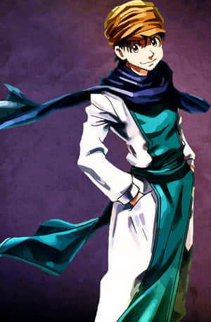 Caption: Ging Freecss - Master Hunter And Father Of Gon Wallpaper