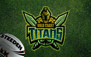 Caption: Gold Coast Titans Nrl Team In Action Wallpaper