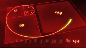 Caption: Golden Ratio In Mathematical Concept Wallpaper