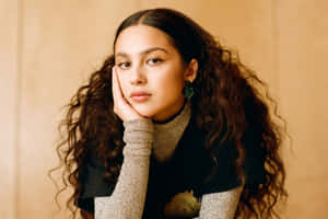 Caption: Gorgeous Brown Eyed Girl Wallpaper