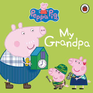 Caption: Grandpa Pig Smiling And Enjoying His Day Wallpaper