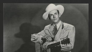 Caption: Hank Williams At The Rock And Roll Hall Of Fame Wallpaper