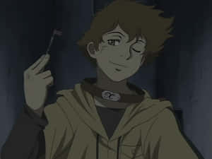 Caption: Hige, The Clever Wolf Of Wolf's Rain Wallpaper