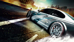 Caption: High-intensity Car Race In Need For Speed: Most Wanted Wallpaper