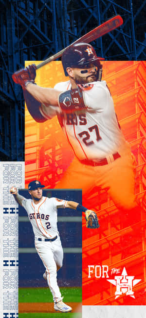 Caption: High-octane Baseball Action In Mlb League Wallpaper