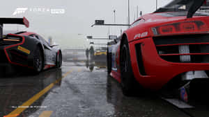 Caption: High-octane Fun With Forza Motorsport Wallpaper