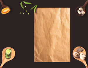 Caption: High-quality Brown Paper Background Wallpaper