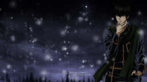 Caption: Hijikata Toshiro In Thought Wallpaper