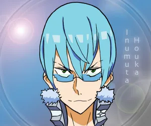 Caption: Houka Inumuta In Battle Stance Wallpaper