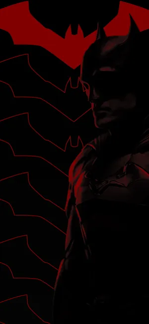 Caption: Iconic Batman Logo Iphone Wallpaper Wallpaper