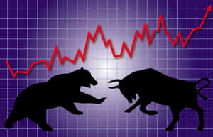 Caption: Iconic Bull Market Symbol Wallpaper