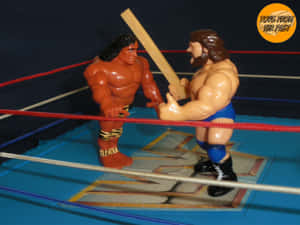 Caption: Iconic Jimmy Snuka Action Figure In-game Snapshot Wallpaper