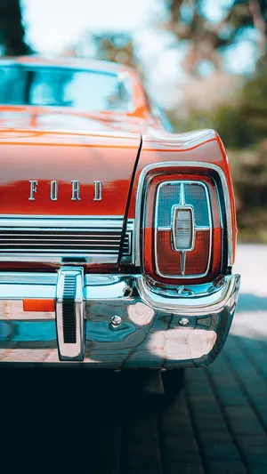 Caption: Iconic Vintage Vehicle In Pristine Condition Wallpaper