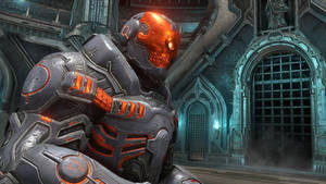 Caption: Indomitable Warrior - Doomguy Eternal Nexus Skin. Wallpaper