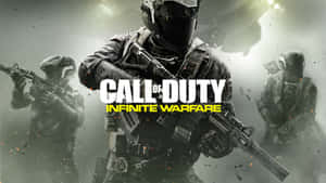 Caption: Intense Battlefield Action In Call Of Duty First Person Shooter Wallpaper