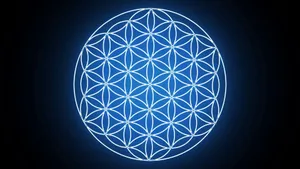 Caption: Intricate Geometric Design In A Circular Pattern Wallpaper