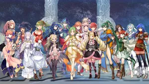 Caption: Intriguing Anime Waifu From Fire Emblem Heroes. Wallpaper