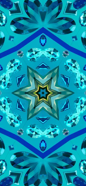 Caption: Ios 17 Abstract Design Wallpaper Wallpaper