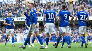 Caption: Ipswich Town Football Club - Passion And Pride At Portman Road Wallpaper