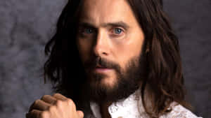 Caption: Jared Leto's Intense Gaze Wallpaper