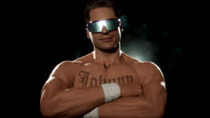 Caption: Johnny Cage In Action On A 1920x1080 Hd Wallpaper Wallpaper