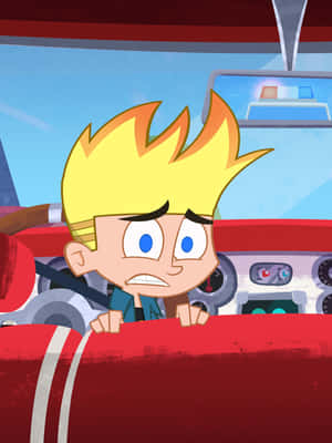 Caption: Johnny Test And Dukey In A Wild Adventure Wallpaper