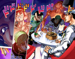 Caption: Jojolion Manga Series Cover Art Wallpaper Wallpaper