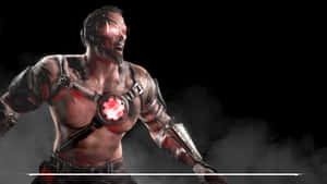 Caption: Kano Unleashing Fury In Mortal Kombat Wallpaper