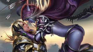 Caption: King Anduin Wrynn In Battle-ready Armor Wallpaper