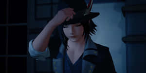 Caption: Kingdom Hearts Characters In Action Wallpaper