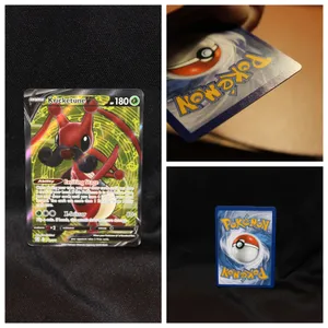 Caption: Kricketune Trading Card Collage - Collectible Pokemon Asset Wallpaper