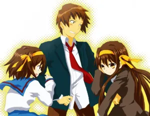 Caption: Kyon - A Thoughtful Revelation Wallpaper