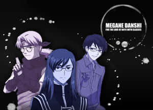 Caption: Kyoya Ootori From Ouran Highschool Host Club Posing Elegantly Wallpaper