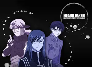 Caption: Kyoya Ootori From Ouran Highschool Host Club Posing Elegantly Wallpaper