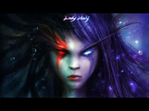 Caption: Lady Vashj, Naga's Commander In World Of Warcraft Wallpaper