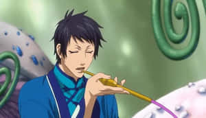 Caption: Lau, The Enigmatic Opium Dealer In The World Of Black Butler. Wallpaper